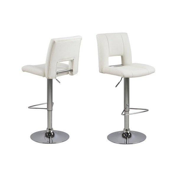 2 baltų baro kėdžių rinkinys Actona Wilma Barstool-image-2