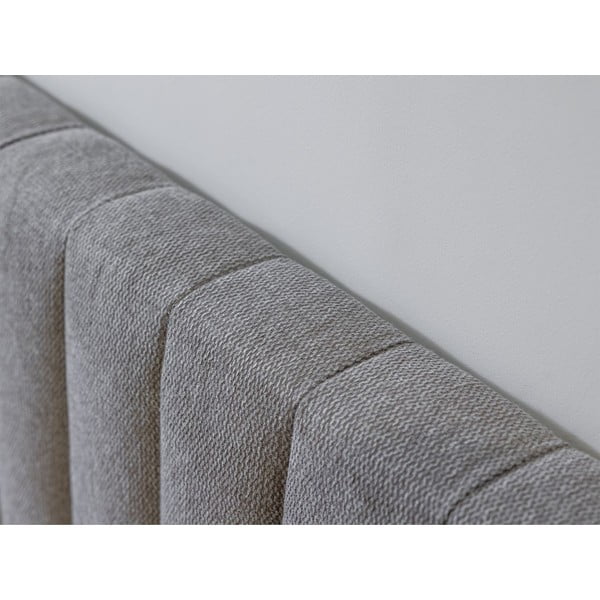 Dvigulė lova šviesiai pilkos spalvos/natūralios spalvos su lovos grotelėmis 180x200 cm Oceane – Bobochic Paris-image-4