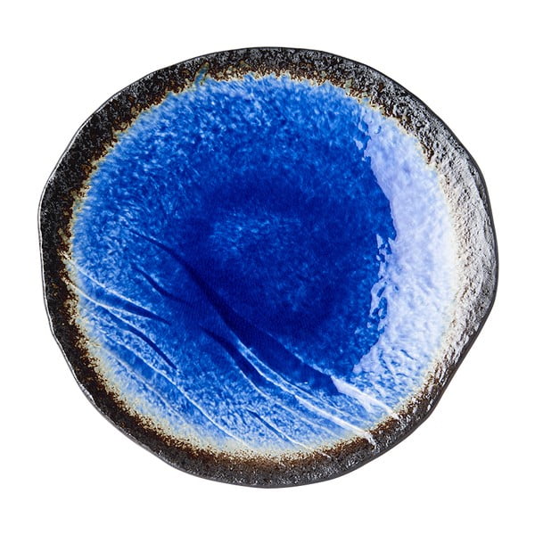 Mėlyna keraminė lėkštė MIJ Cobalt, ø 27 cm