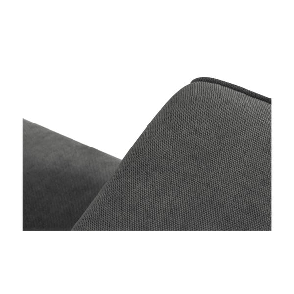 Sofa tamsiai pilkos spalvos 214 cm Esther – Milo Casa-image-4