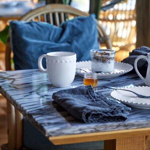 Baltas akmens masės puodelis Costa Nova Pearl, 370 ml-image-2