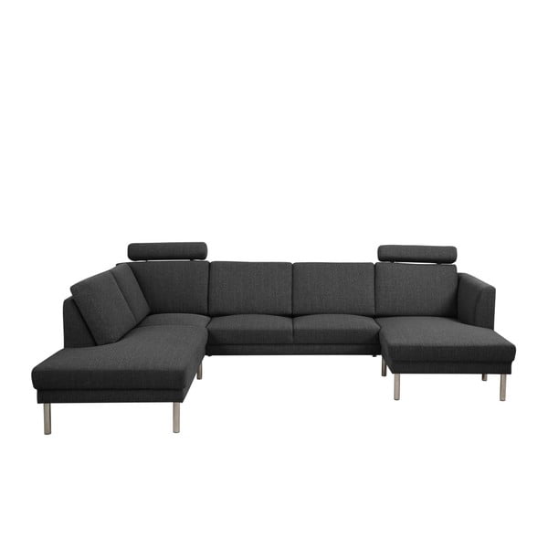 Tamsiai pilka kampinė sofa Actona Copenhagen, ilgesnė kairioji pusė