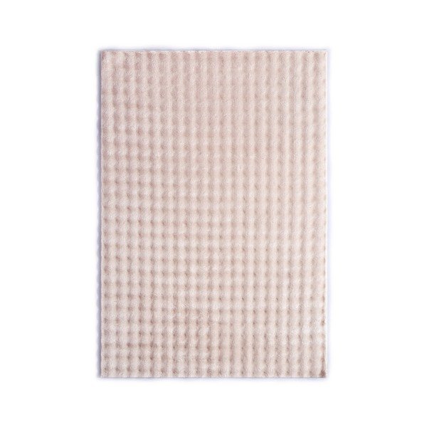 Skalbiamas kreminės spalvos kilimas 80x150 cm Bubble Emarald – Mila Home