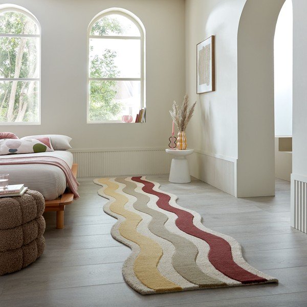 Rankų darbo iš vilnos kilimas 80x300 cm Cascade Wool – Flair Rugs-image-1
