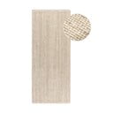 Kilimas iš džiuto kreminės spalvos 80x200 cm Bouclé – Hanse Home