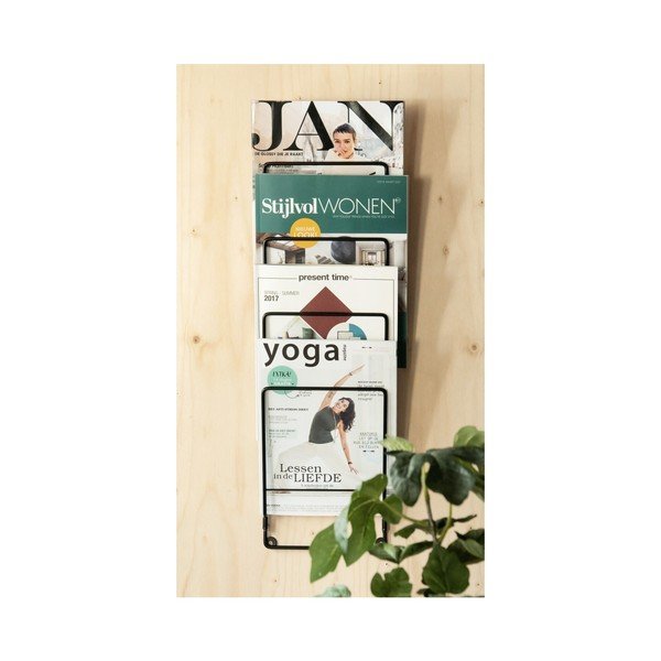 Juodas žurnalų stovas PT LIVING-image-1