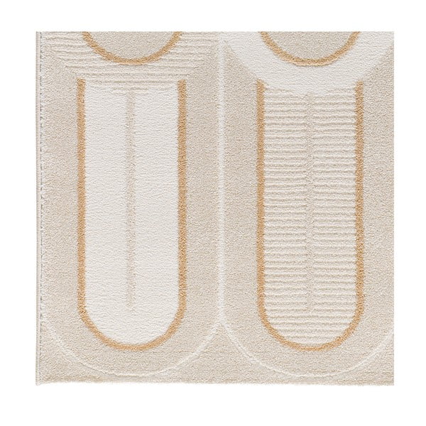 Kreminės spalvos kilimas 200x290 cm Flora – Universal-image-3