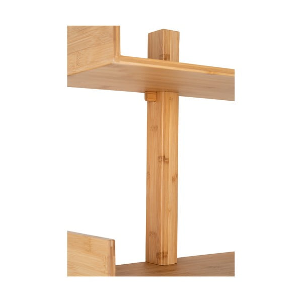 Iš bambuko kelių aukštų sieninė lentyna natūralios spalvos 50 cm Villa – House Nordic-image-4