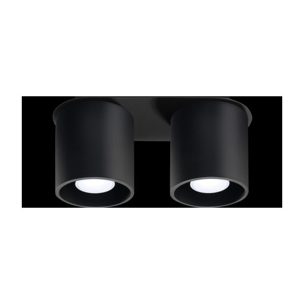 Juodas lubinis šviestuvas Sollux Roda-image-2