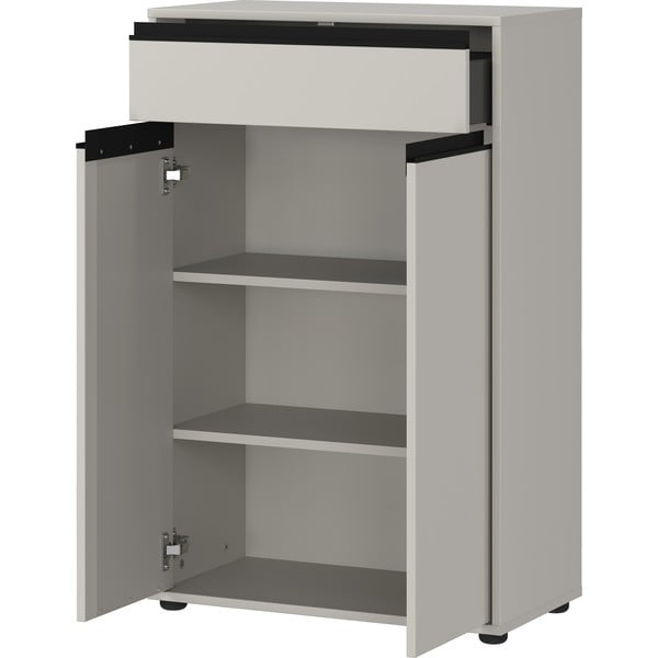 Aukšta vonios daiktadėžė pilkos spalvos 63x98 cm Lemont – Germania-image-3