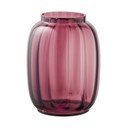 Raudonos spalvos iš stiklo  rankų darbo vaza (aukštis 21 cm) – House Nordic