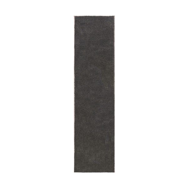 Iš perdirbto pluošto kilimas tamsiai pilkos spalvos 60x230 cm Sheen – Flair Rugs