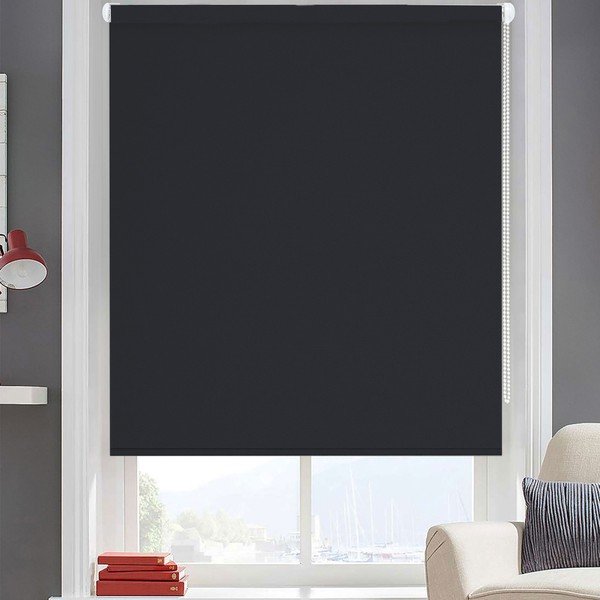 Antracito pilkos spalvos užuolaida Ruby, 200 x 110 cm