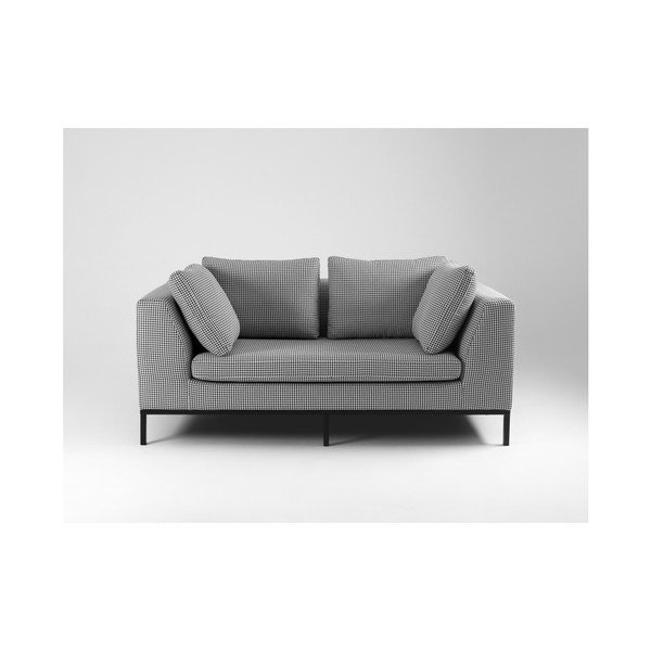 Juodai balta dvivietė sofa Individualizuotos formos "Ambient-image-3