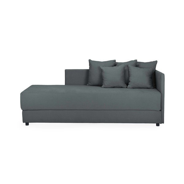 "Scandic Twain" pilka sofa lova, kairė pusė-image-1