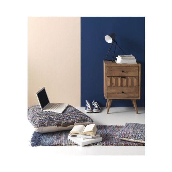 Mėlynas raštuotas kilimas Geese Blues, 120 x 60 cm-image-1