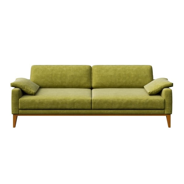Žalia sofa MESONICA Musso, 211 cm