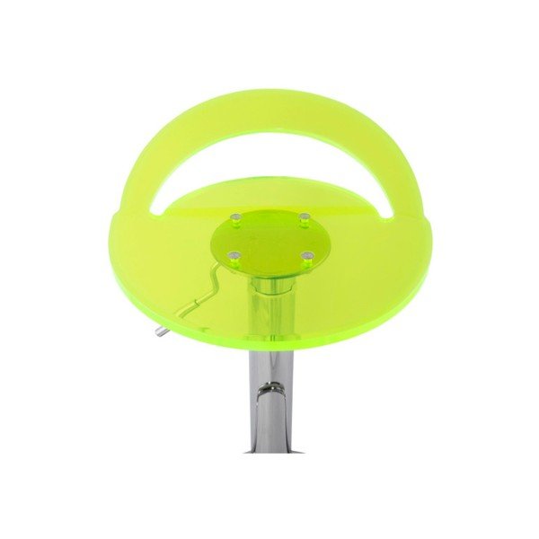 Neoninės žalios spalvos "Kokoon Ghost" baro kėdė-image-2
