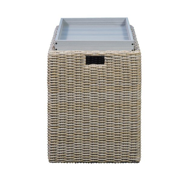 Smėlio spalvos/šviesiai rudos spalvos sodo poilsio baldų komplektas Modular – Unique Furniture-image-4