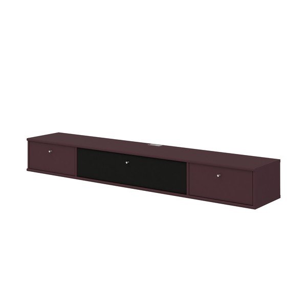 Bordo raudonos spalvos TV spintelė Mistral 035-image-3