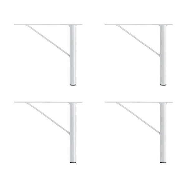 Baltos spalvos metalinės spintų kojelės (4 vnt.) Mistral & Edge by Hammel - Hammel Furniture