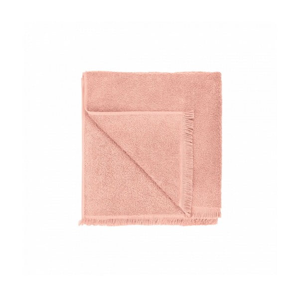 Rožinis medvilninis vonios rankšluostis 70x140 cm FRINO - Blomus