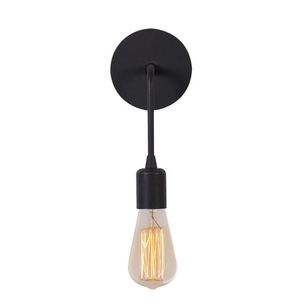 Sieninė lempa matinės juodos spalvos Dartini – Opviq lights
