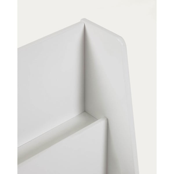 Baltos spalvos vaikiška knygų spinta 59,5x69,5x23 cm Adiventina – Kave Home-image-4