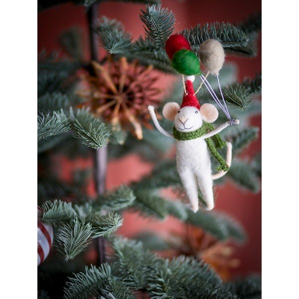 Iš tekstilės eglutės papuošimas 12 cm Peo – Bloomingville-image-1