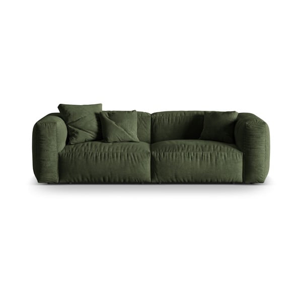 Žalios spalvos iš velveto sofa 240 cm Martina – Micadoni 