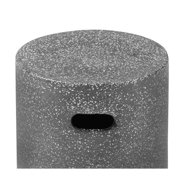 Juodas sodo šoninis staliukas Bonami Selection Loris, ø 35 cm-image-2