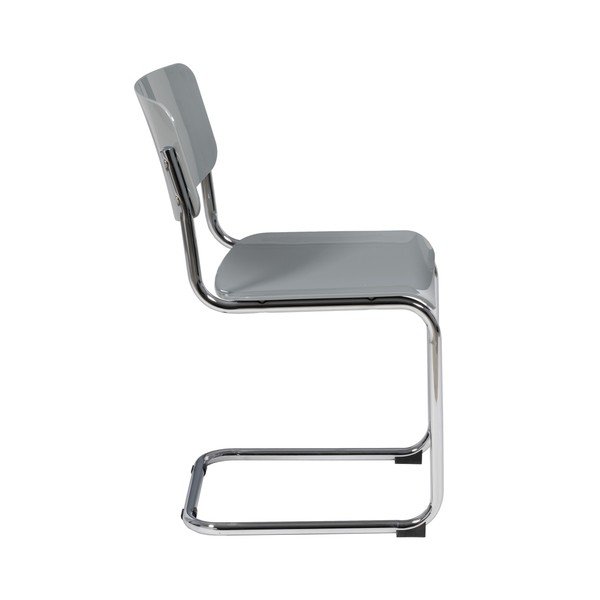 Valgomojo kėdės pilkos spalvos 4 vnt. Chrome – Ixia-image-3