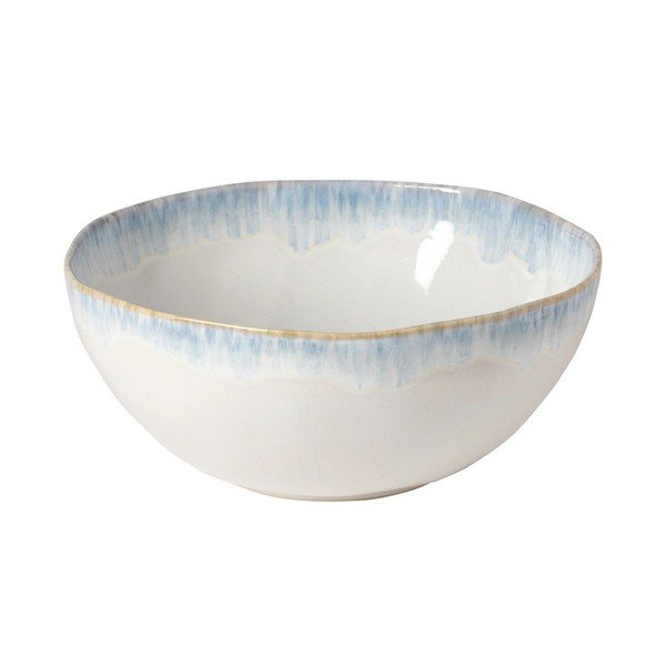 Baltos spalvos/mėlynos spalvos iš akmens masės dubuo ø 28 cm Brisa – Costa Nova