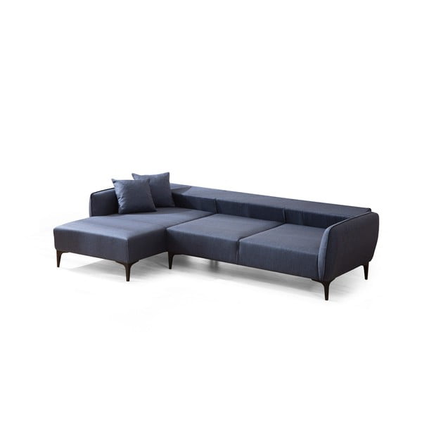 Mėlyna kampinė sofa  Belissimo, kairysis kampas – Balcab Home-image-2
