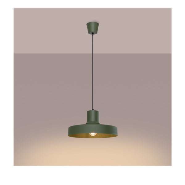 Žalios spalvos kabantis šviestuvas ø 35 cm Vito – Sollux-image-4