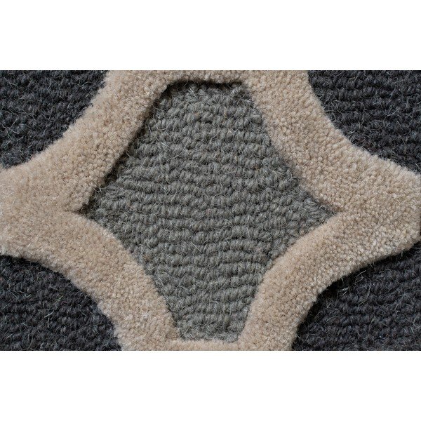 Pilkas vilnonis kilimas 290x200 cm Moorish Amira - Flair Rugs-image-3