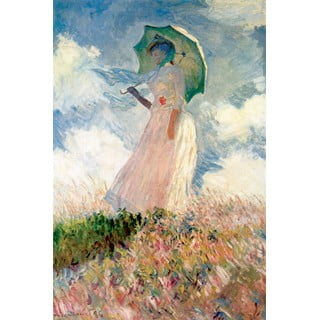 Claude Monet reprodukcija Woman with Sunshade, 70 x 45 cm