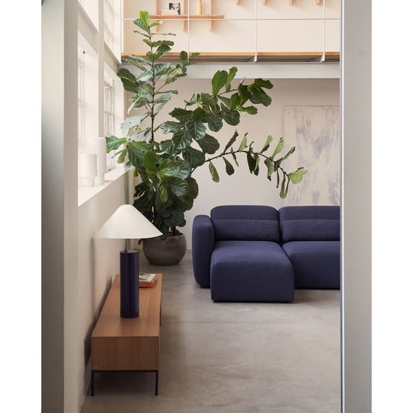 TV spintelė natūralios spalvos iš ąžuolo 195x35 cm Vedrana – Kave Home-image-4