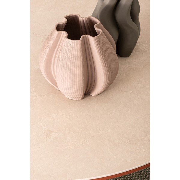 Apvalios formos sodo valgomojo stalas su akmens stalviršiu ø 120 cm Cabas – Bizzotto-image-2