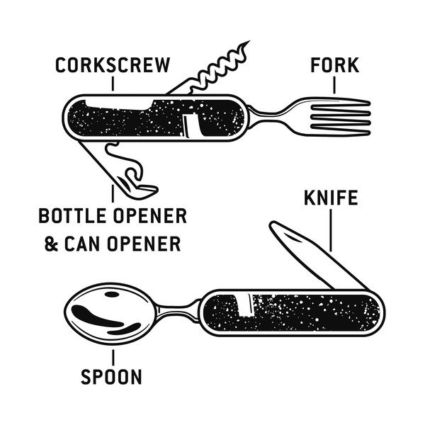 Sulankstomi iškylos stalo įrankiai Gentlemen´s Hardware-image-3