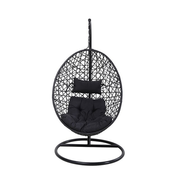 Juoda sodo pakabinama kėdė Bonami Selection Costelo-image-4