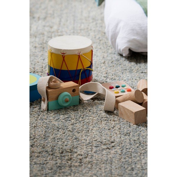 Iš medvilnės kilimas žalios spalvos/mėlynos spalvos 80x140 cm Twin Vintage – Lorena Canals-image-3