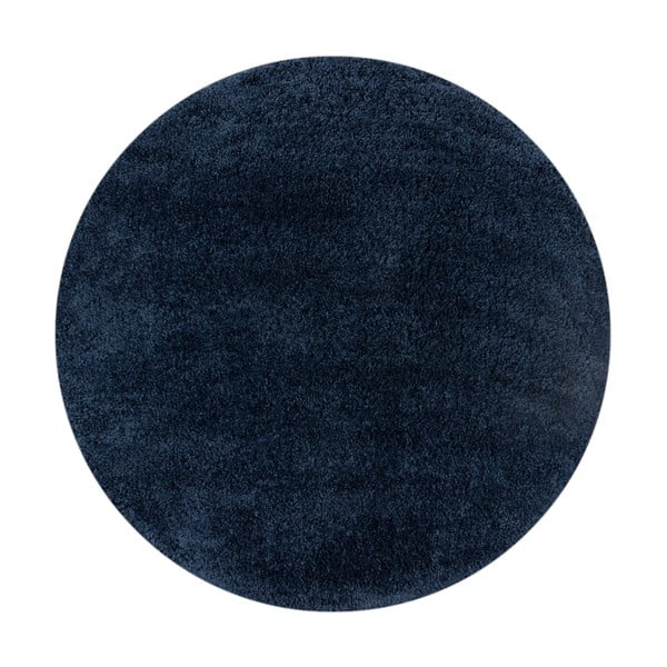 Apvalios formos kilimas tamsiai mėlynos spalvos ø 133 cm – Flair Rugs