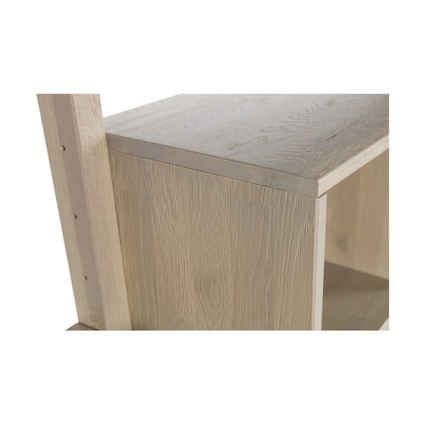 Darbo stalas iš ąžuolo medienos su stalčiumi, skirtas WOOOD Gyan sieniniam rinkiniui-image-1