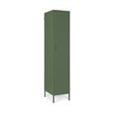 Tamsiai žalios spalvos iš metalo su užraktu spintelė 38x185x46 cm Cambridge – Yes Everyday