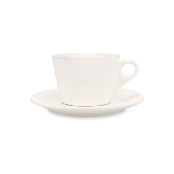 Baltos spalvos iš porceliano lėkštutė ø 16,5 cm Barista – BonBistro-image-1