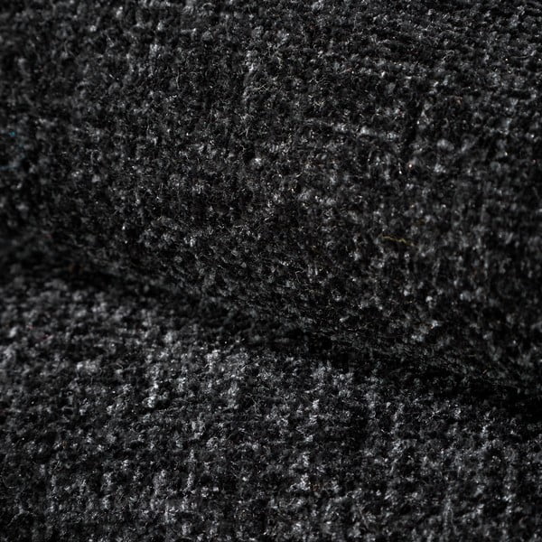 Juodos spalvos iš šenilino antklodė ir pledas 130x170 cm Wilson – Catherine Lansfield-image-3