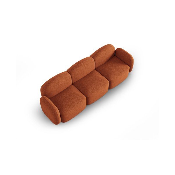 Sofa oranžinės spalvos 272 cm Blair – Micadoni Home-image-3