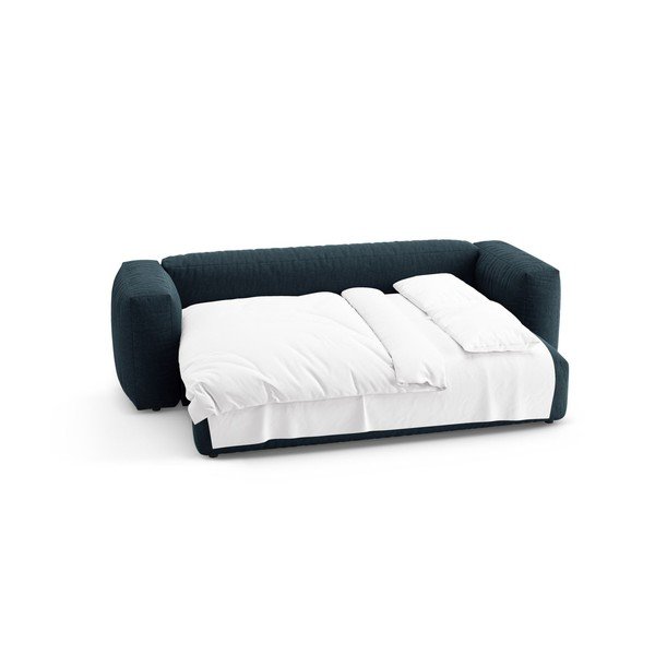 Tamsiai mėlynos spalvos sulankstoma sofa 264 cm – Micadoni -image-4