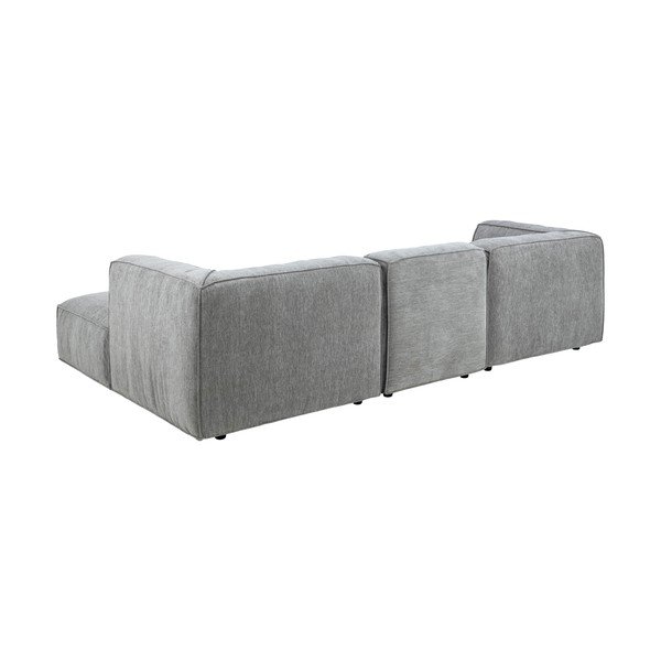 Šviesiai pilka kampinė sofa Bonami Selection Fairfield, 282 cm, dešinysis kampas-image-4